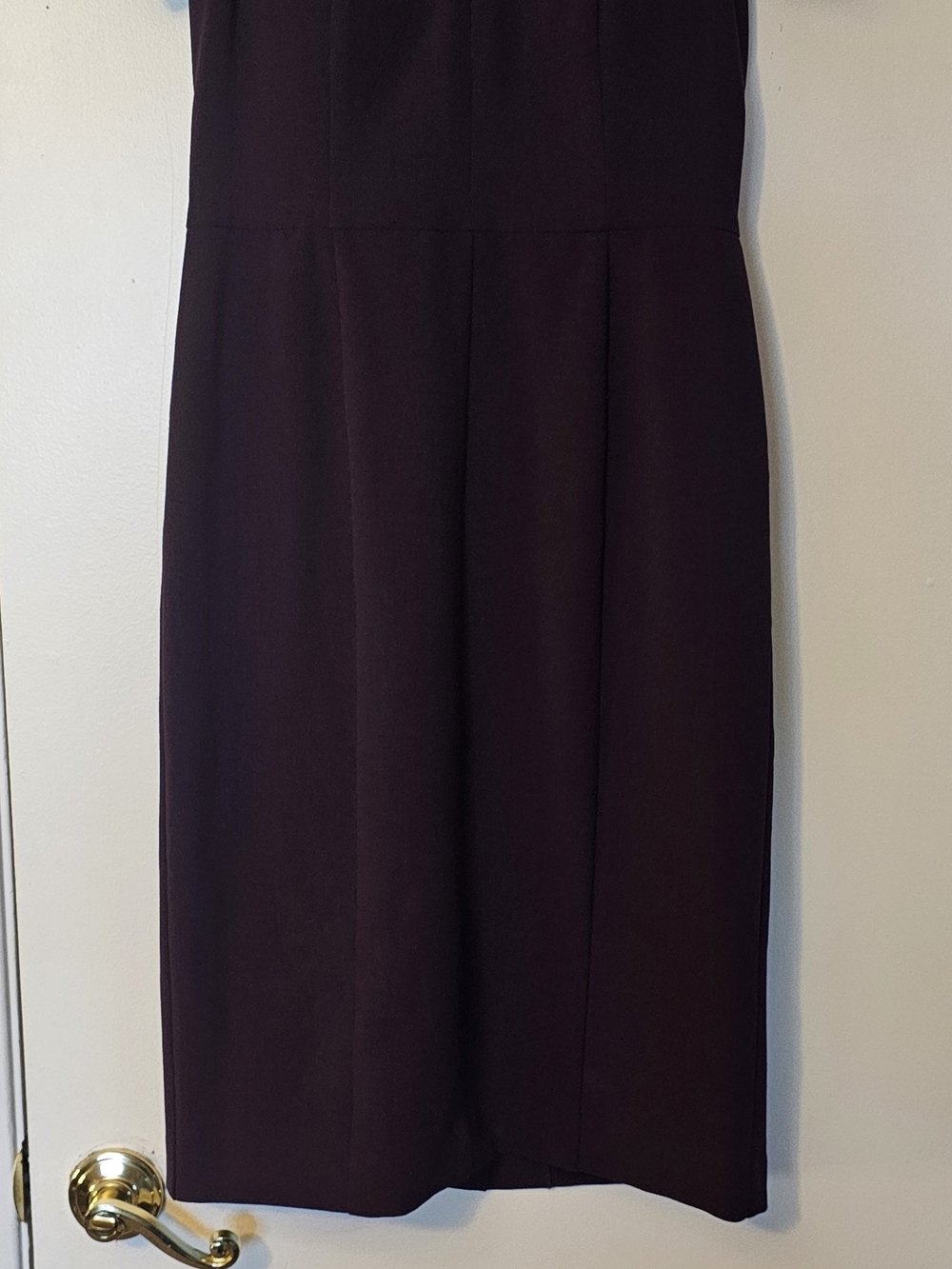 Vince Camuto Plum Off-Shoulder Sheath Dress | Size 8